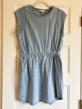 Zsupply dress, chambray blue, size medium